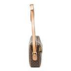 Celine Zip Crossbody Brown Macadam Canvas — view 4