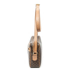 Celine Zip Crossbody Brown Macadam Canvas — view 3