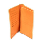 Chanel Cambon Ligne Bifold Wallet Beige Orange Quilted Lambskin Leather — view 4