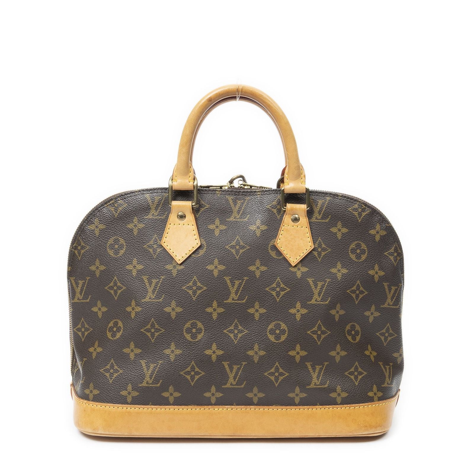 Louis Vuitton Alma Brown Monogram Canvas Handbag — view 5