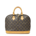 Louis Vuitton Alma Brown Monogram Canvas Handbag