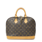 Louis Vuitton Alma Brown Monogram Canvas Handbag