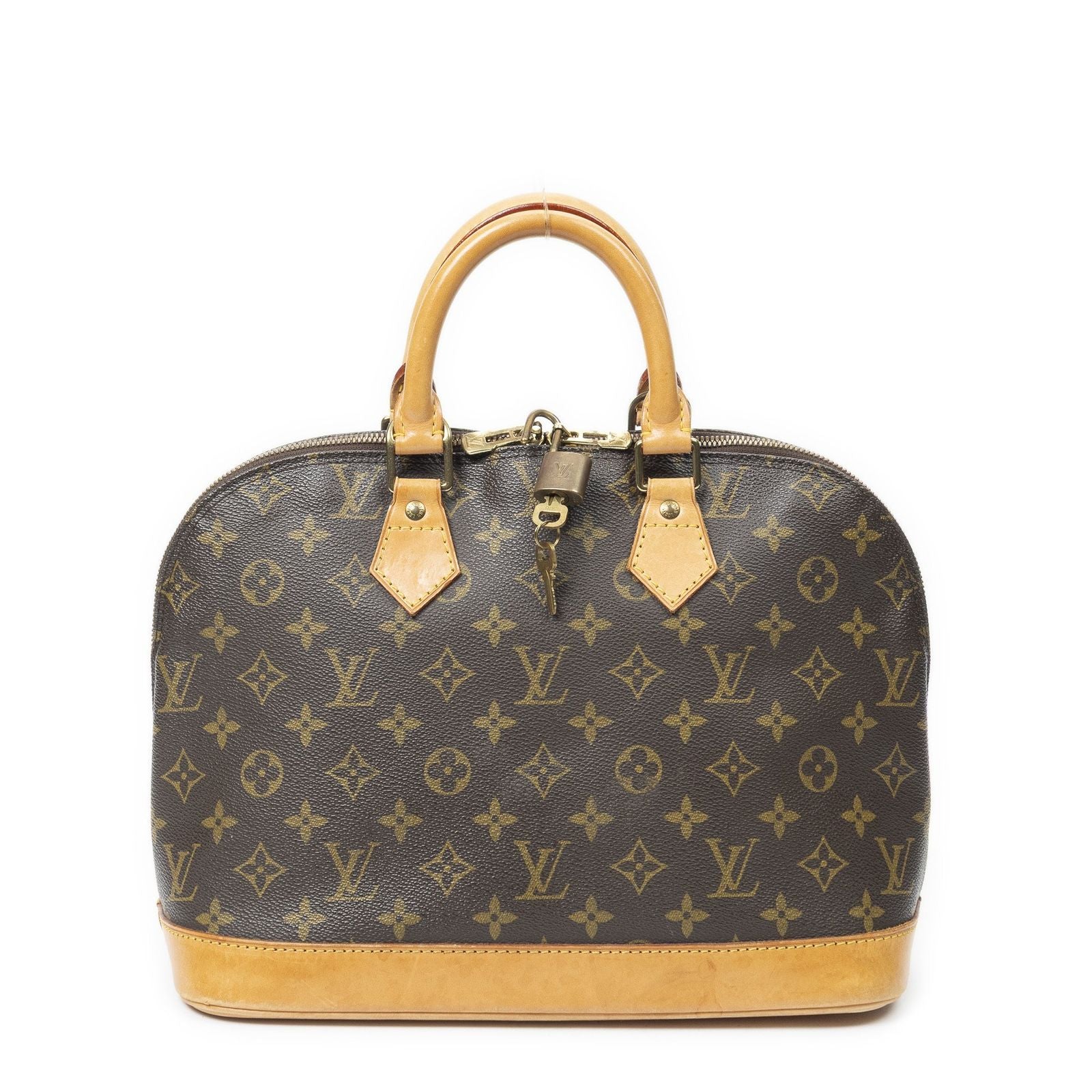 Louis Vuitton Alma Brown Monogram Canvas Handbag