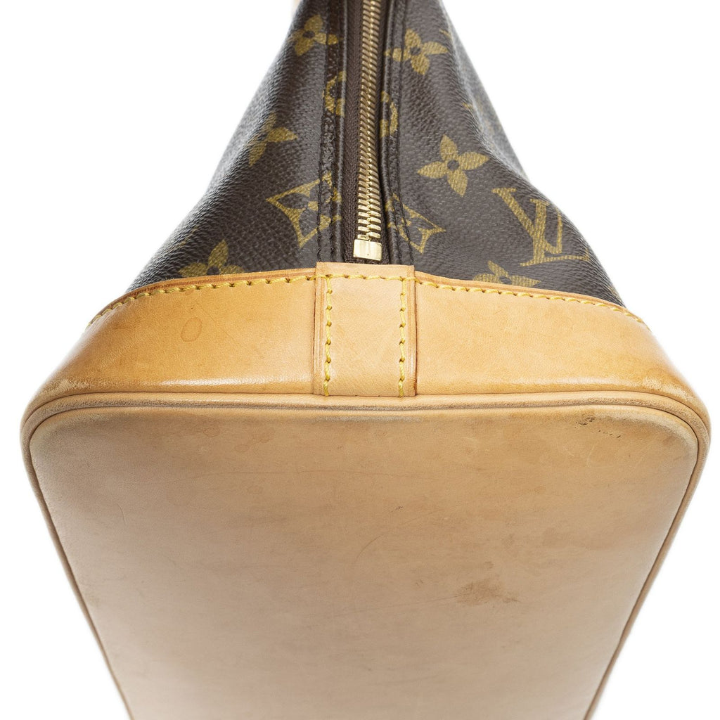 Louis Vuitton Alma Brown Monogram Canvas Handbag — view 7
