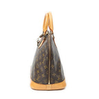 Louis Vuitton Alma Brown Monogram Canvas Handbag — view 3
