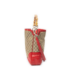 Gucci Diana Bamboo Hobo Beige Red GG Canvas — view 3