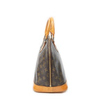 Louis Vuitton Alma Brown Monogram Canvas Handbag — view 3