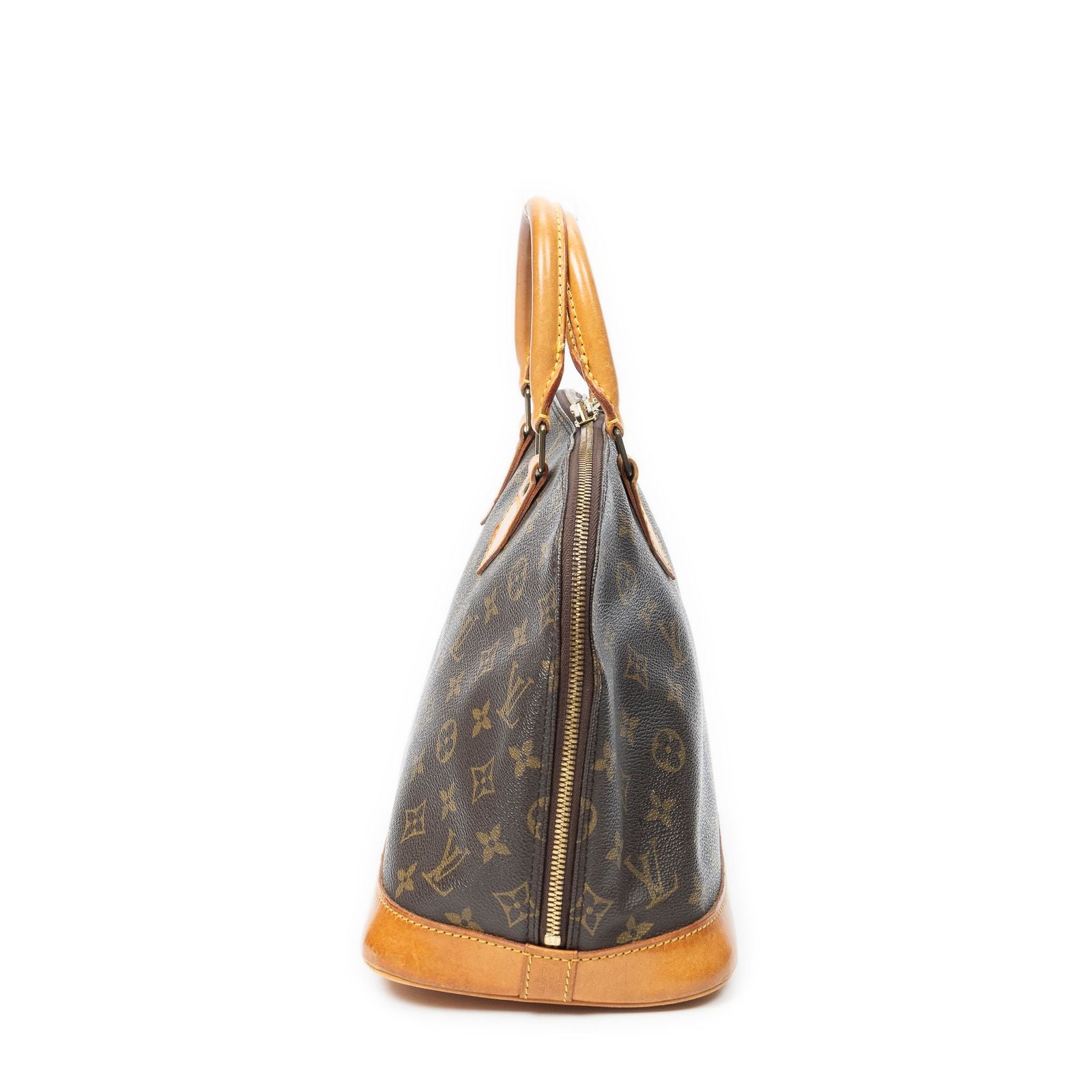 Louis Vuitton Alma Brown Monogram Canvas Handbag — view 4
