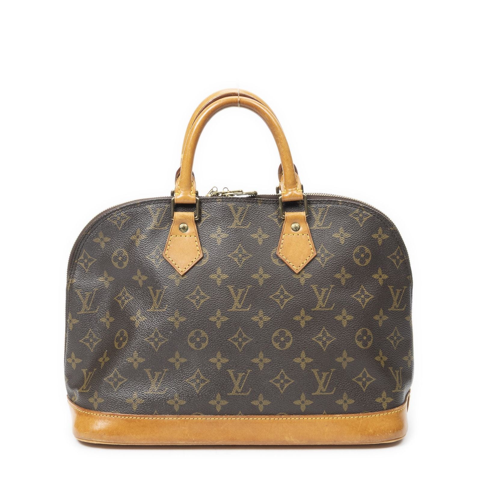 Louis Vuitton Alma Brown Monogram Canvas Handbag