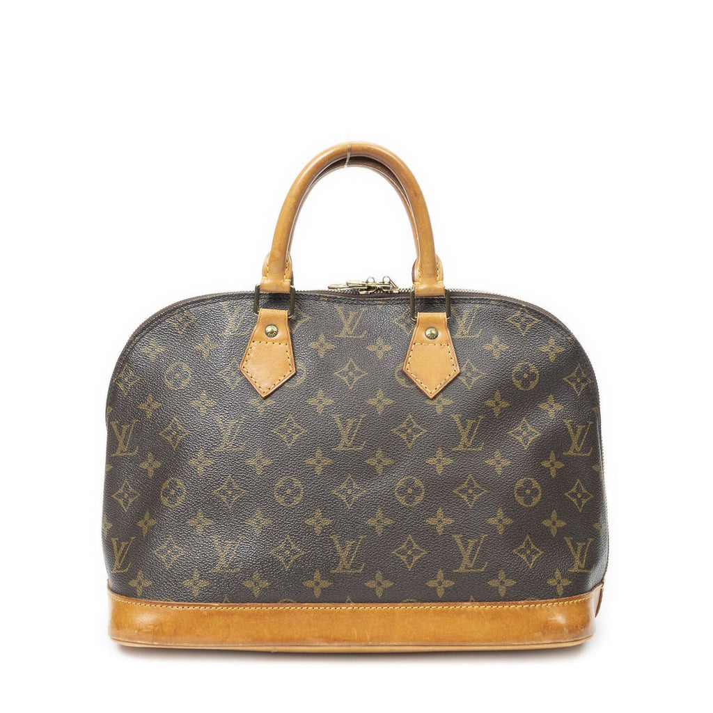 Louis Vuitton Alma Brown Monogram Canvas Handbag — view 5