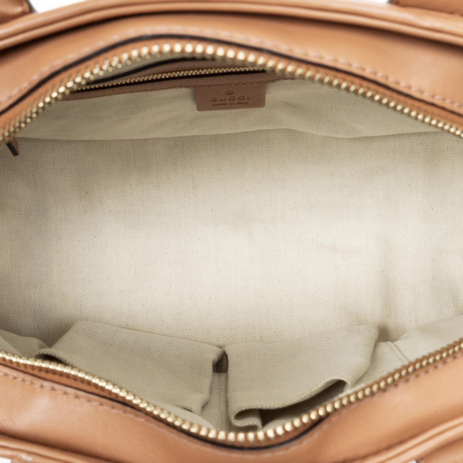 Gucci Heart Bit Satchel Orange Guccissima — view 9