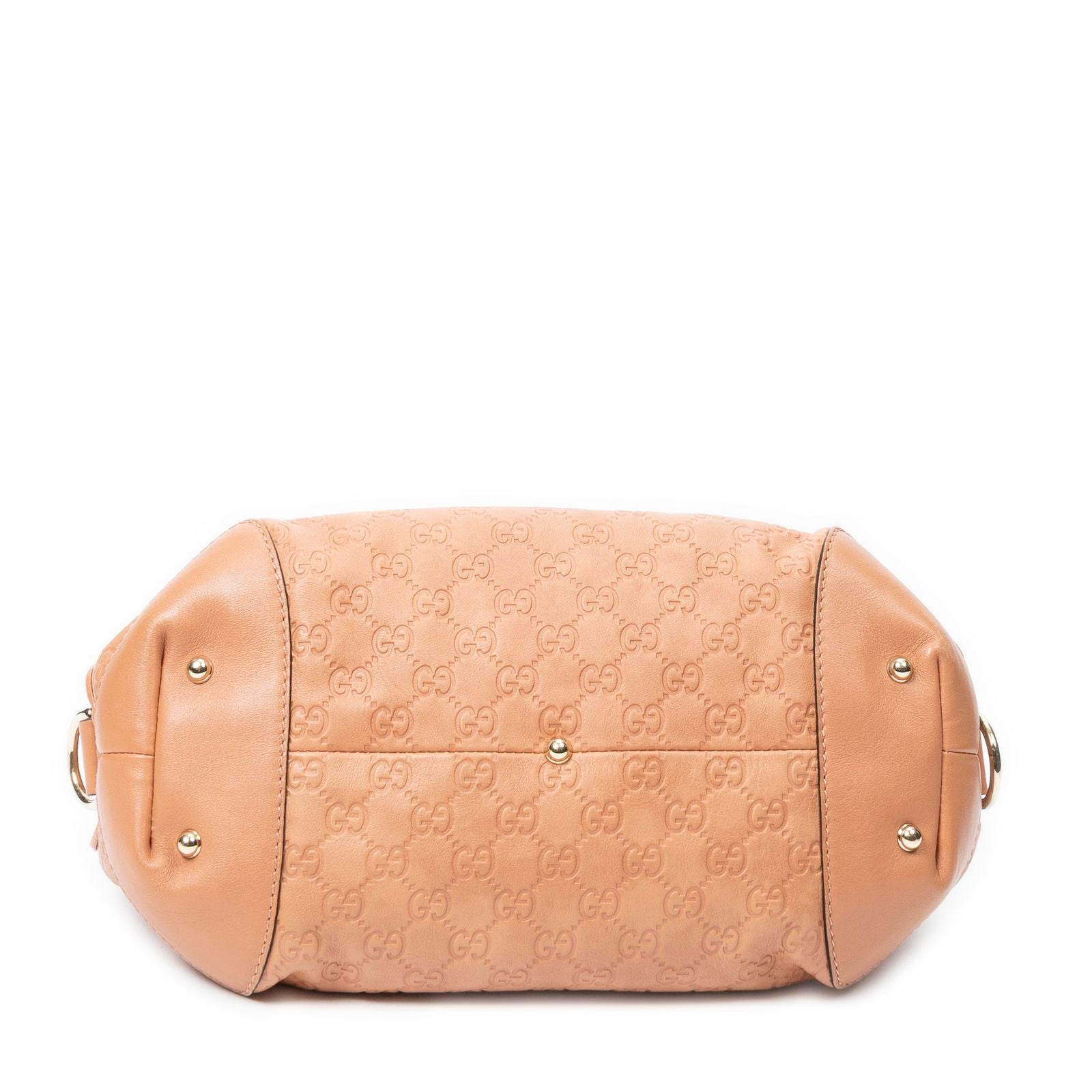Gucci Heart Bit Satchel Orange Guccissima — view 6