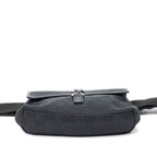 Gucci Small Waist Pouch Black GG Canvas — view 3