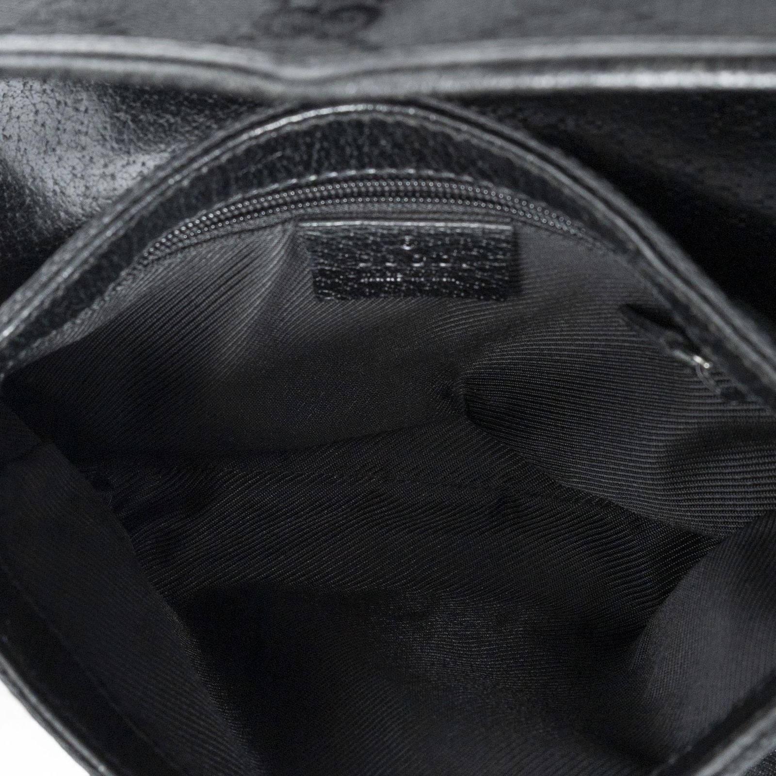 Gucci Small Waist Pouch Black GG Canvas — view 4