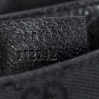 Gucci Small Waist Pouch Black GG Canvas — view 5