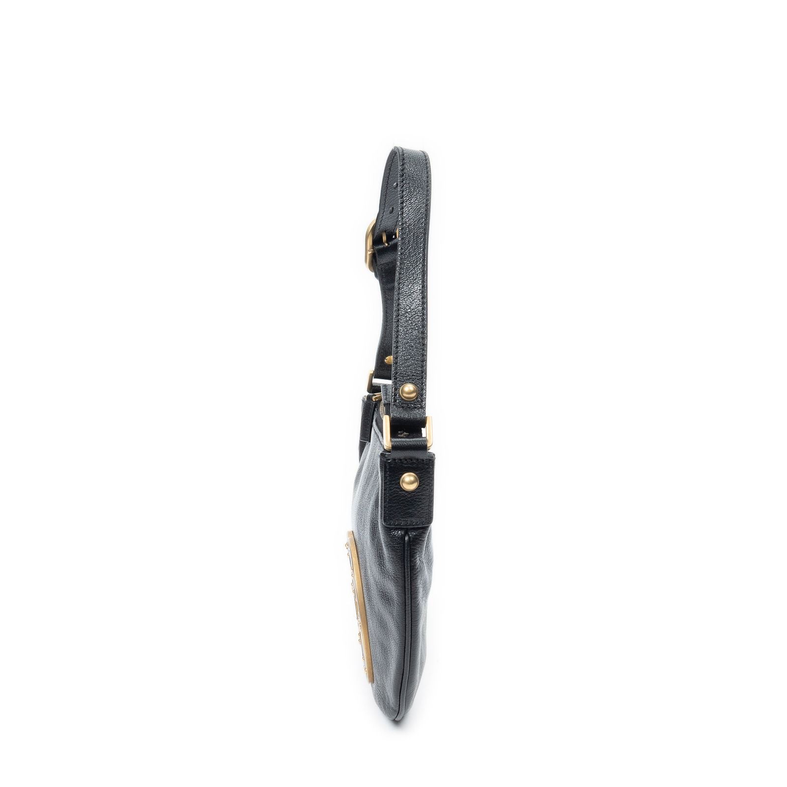 Gucci Blondie Hobo Black Studded Calfskin — view 3