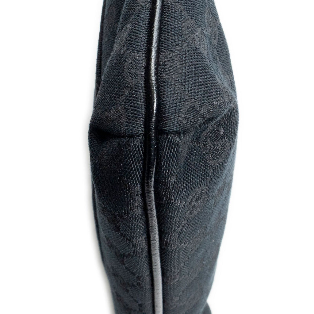 Gucci Front Slip Pocket Crossbody Black GG Canvas — view 7