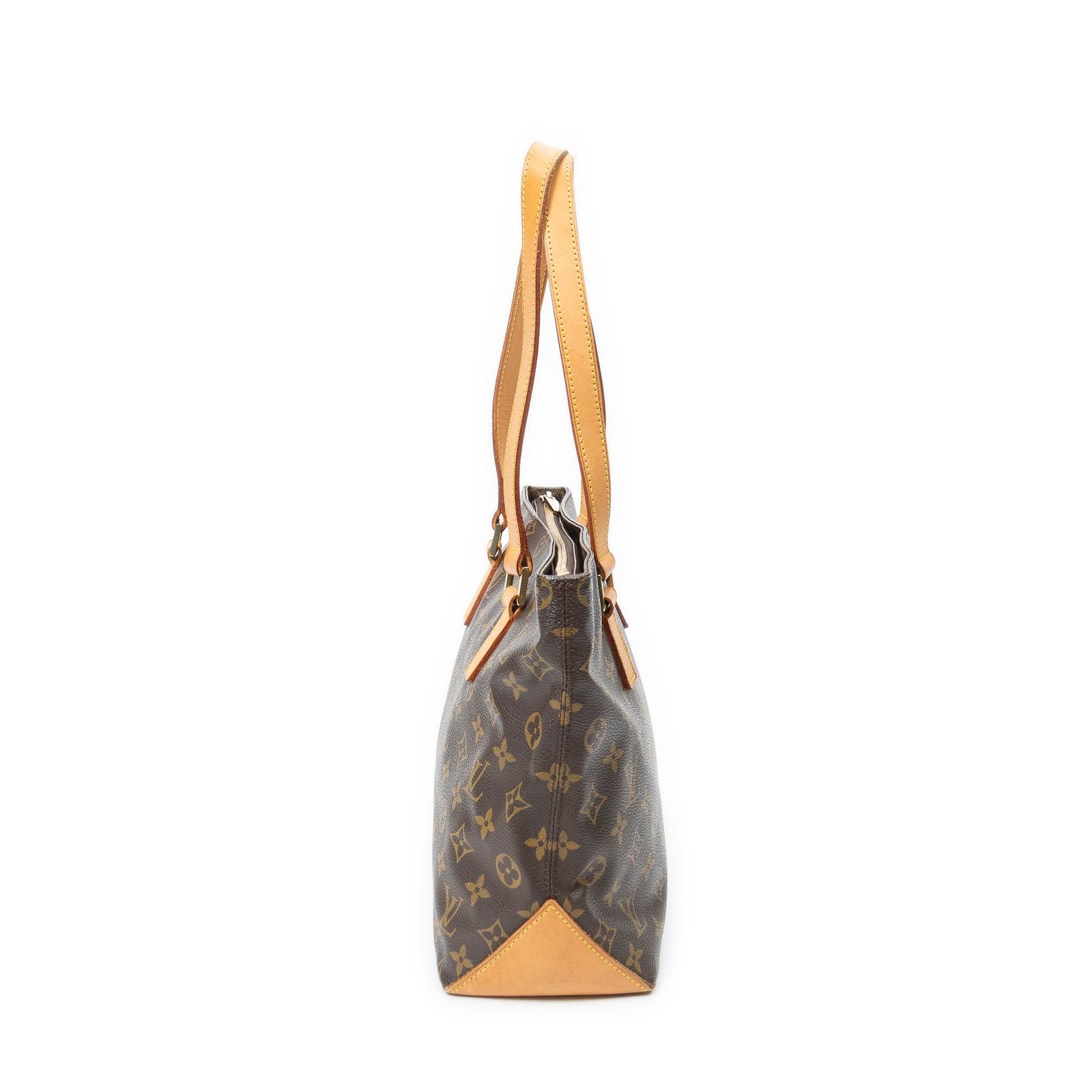 Louis Vuitton Cabas Piano Brown Monogram Canvas Tote — view 3