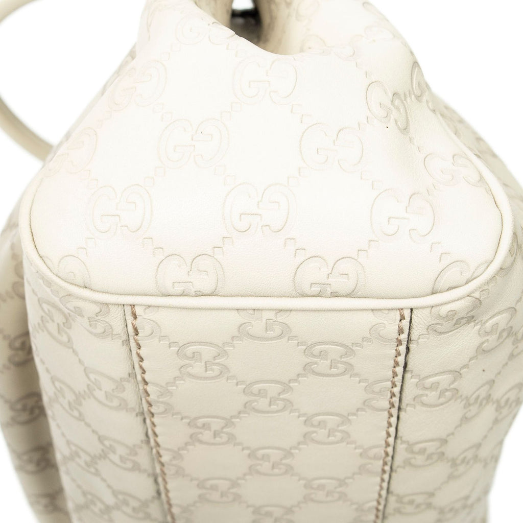 Gucci Mini Tote Ivory Guccissima — view 7