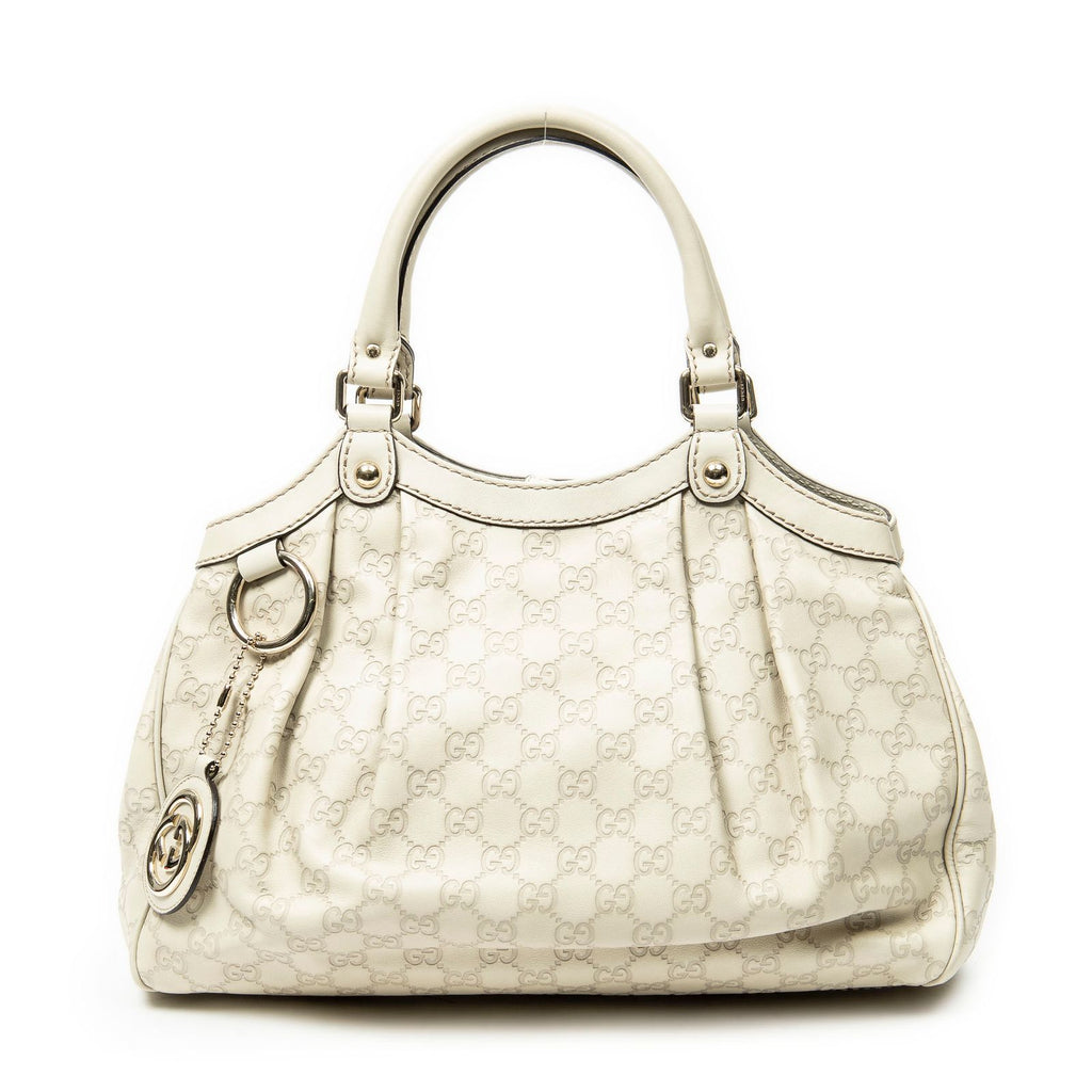 Gucci Mini Tote Ivory Guccissima
