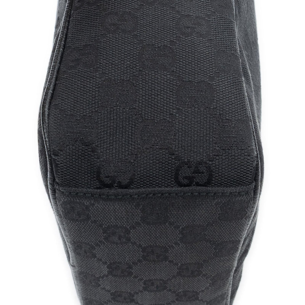 Gucci Square Flat Crossbody Black GG Canvas — view 8