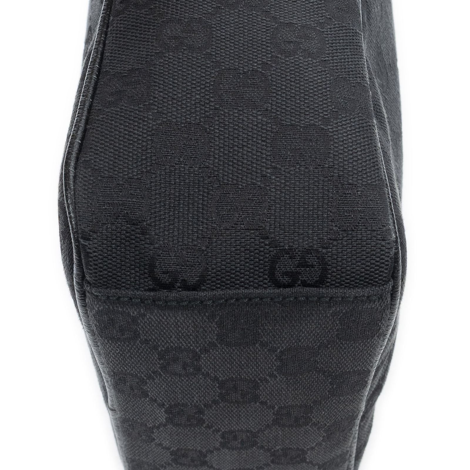 Gucci Square Flat Crossbody Black GG Canvas — view 8