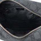 Gucci Square Flat Crossbody Black GG Canvas — view 9