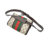 Gucci Ophidia Belt Bag Beige Brown Supreme Canvas — view 2