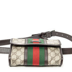 Gucci Ophidia Belt Bag Beige Brown Supreme Canvas — view 3