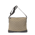 Gucci Large Flap Messenger Beige Brown GG Canvas — view 5