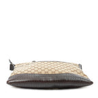 Gucci Large Flap Messenger Beige Brown GG Canvas — view 6