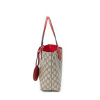 Gucci Roulis Versible Tote Beige Red Supreme Canvas — view 3