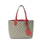 Gucci Roulis Versible Tote Beige Red Supreme Canvas