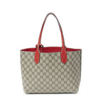 Gucci Roulis Versible Tote Beige Red Supreme Canvas — view 5