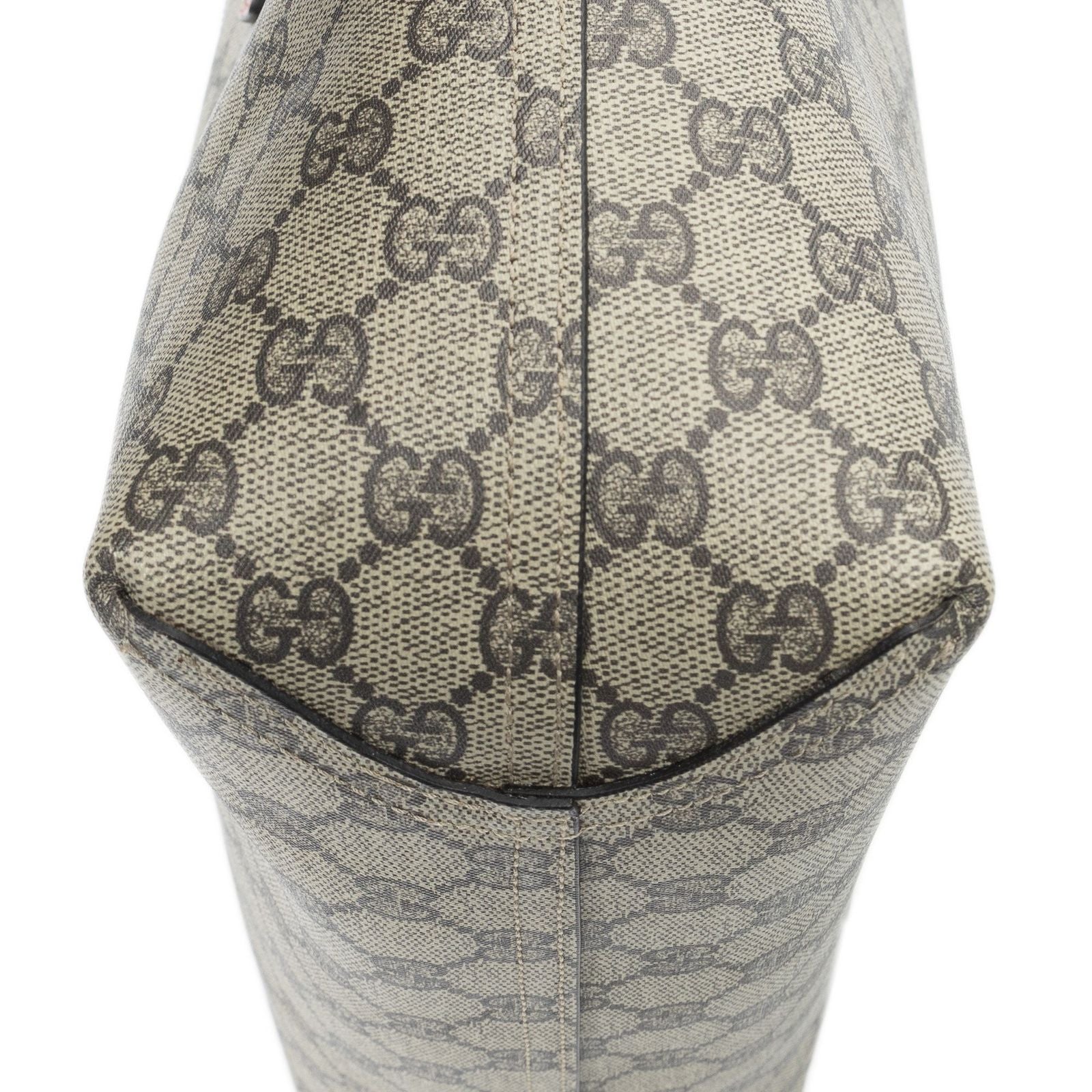 Gucci Roulis Versible Tote Beige Red Supreme Canvas — view 7