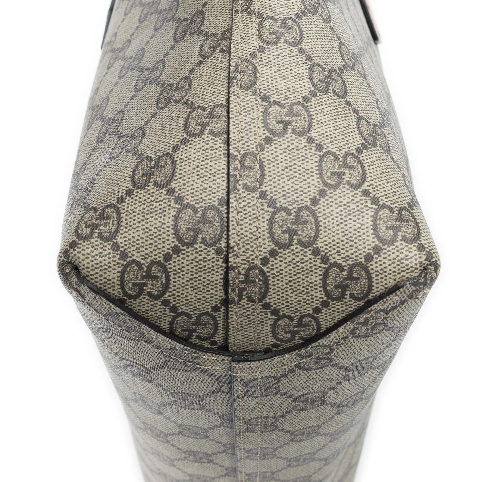Gucci Roulis Versible Tote Beige Red Supreme Canvas — view 8