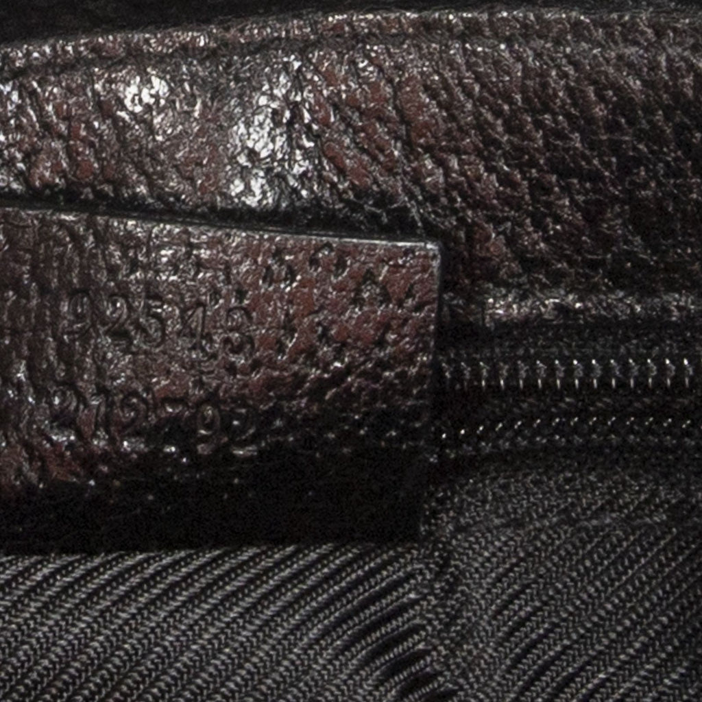 Gucci Small Waist Pouch Black GG Canvas — view 5