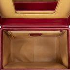 Gucci Lock Vanity Bag Red Smooth Calfskin — view 9