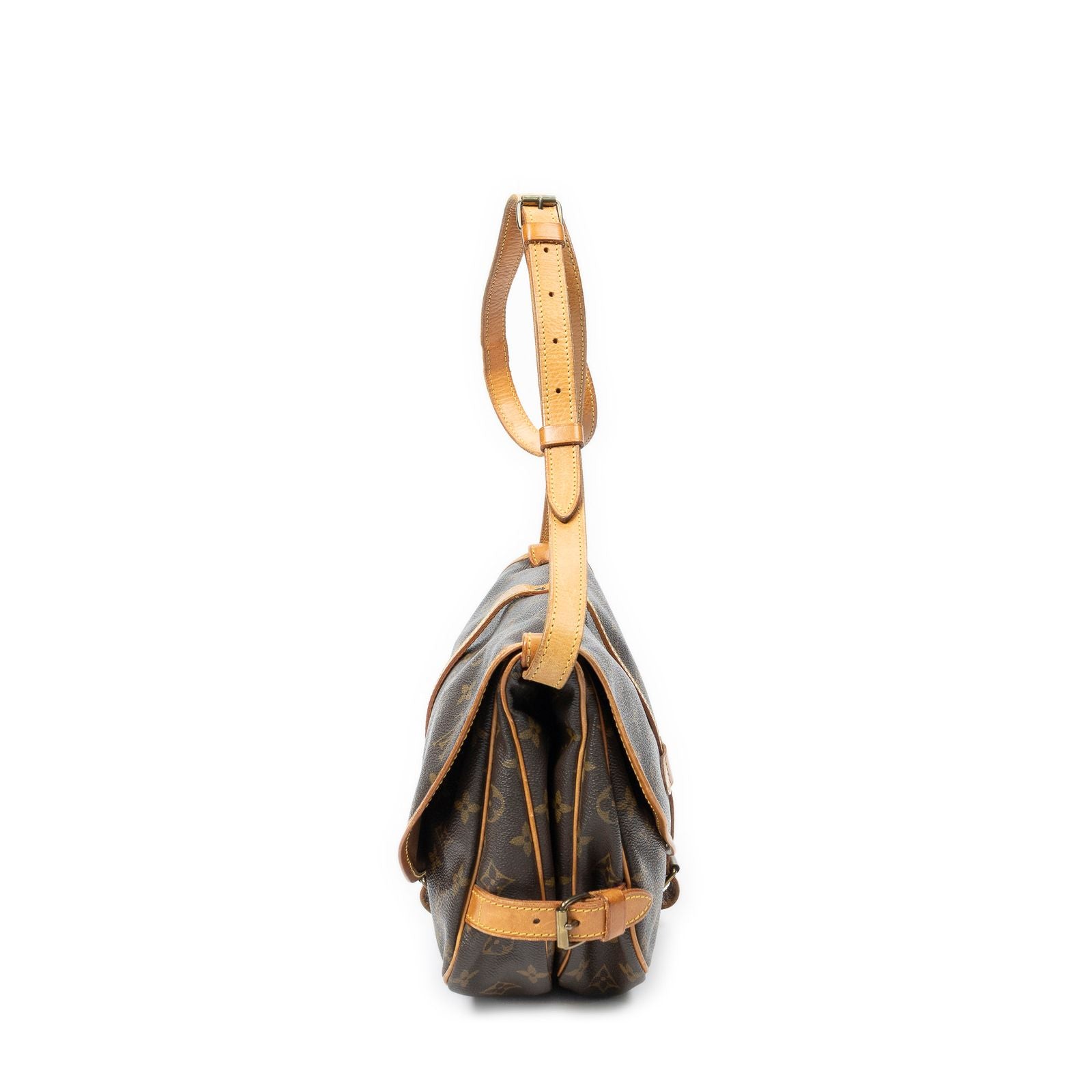 Louis Vuitton Saumur Brown Monogram Canvas — view 4