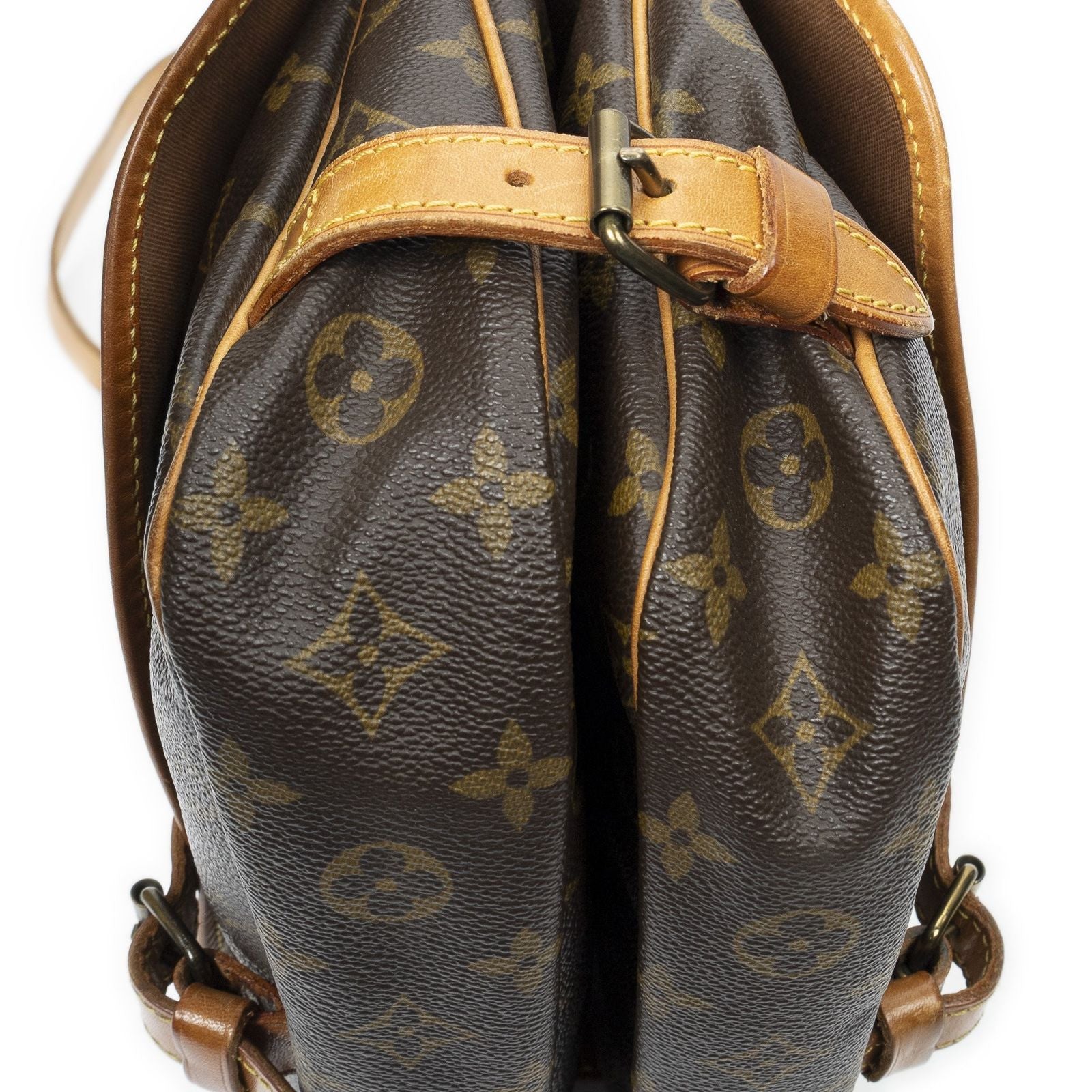 Louis Vuitton Saumur Brown Monogram Canvas — view 8