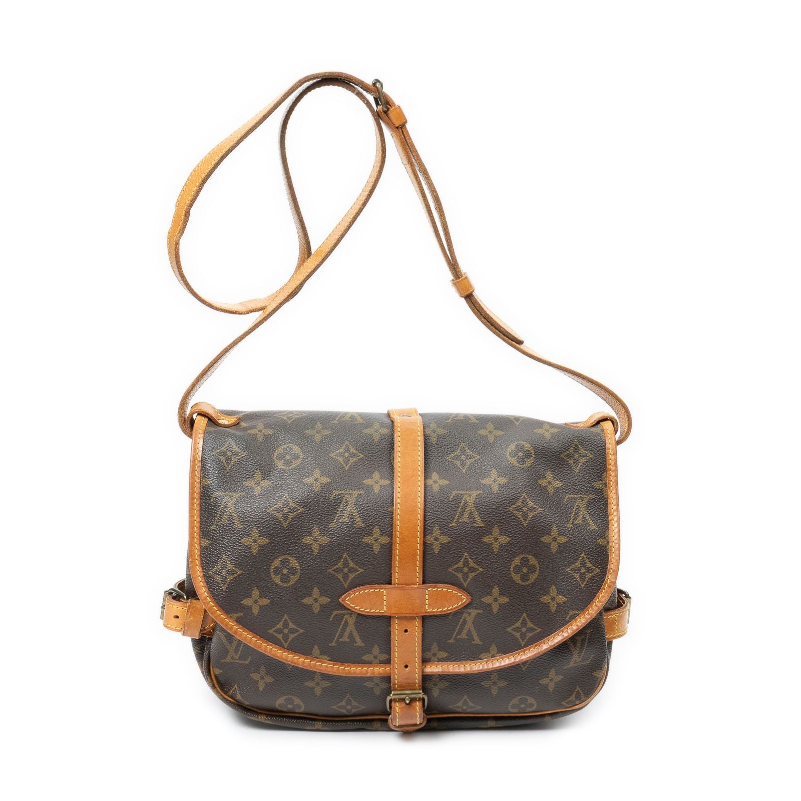 Louis Vuitton Saumur Brown Monogram Canvas — view 5