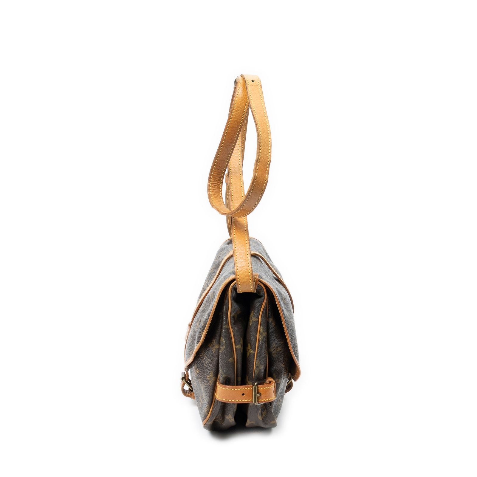 Louis Vuitton Saumur Brown Monogram Canvas — view 3