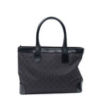 Gucci Zip Shopping Tote Black GG Canvas — view 5
