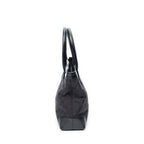 Gucci Zip Shopping Tote Black GG Canvas — view 4