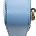Gucci Bamboo Top Handle Mini Bag Light Blue Smooth Calfskin — view 8