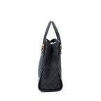 Gucci Nail Head Tote Black GG Canvas — view 4