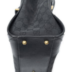 Gucci Nail Head Tote Black GG Canvas — view 8