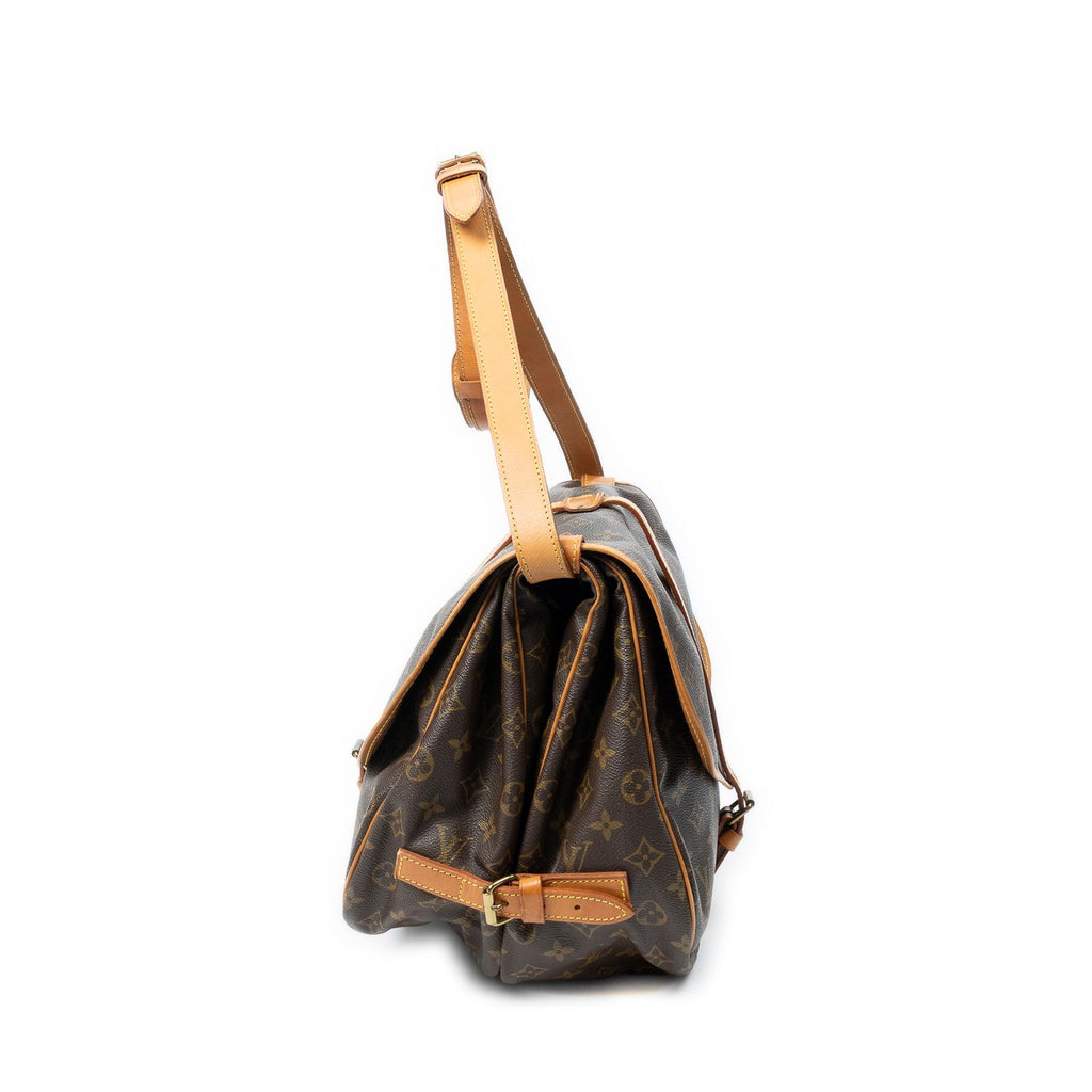 Louis Vuitton Saumur Brown Monogram Canvas — view 4