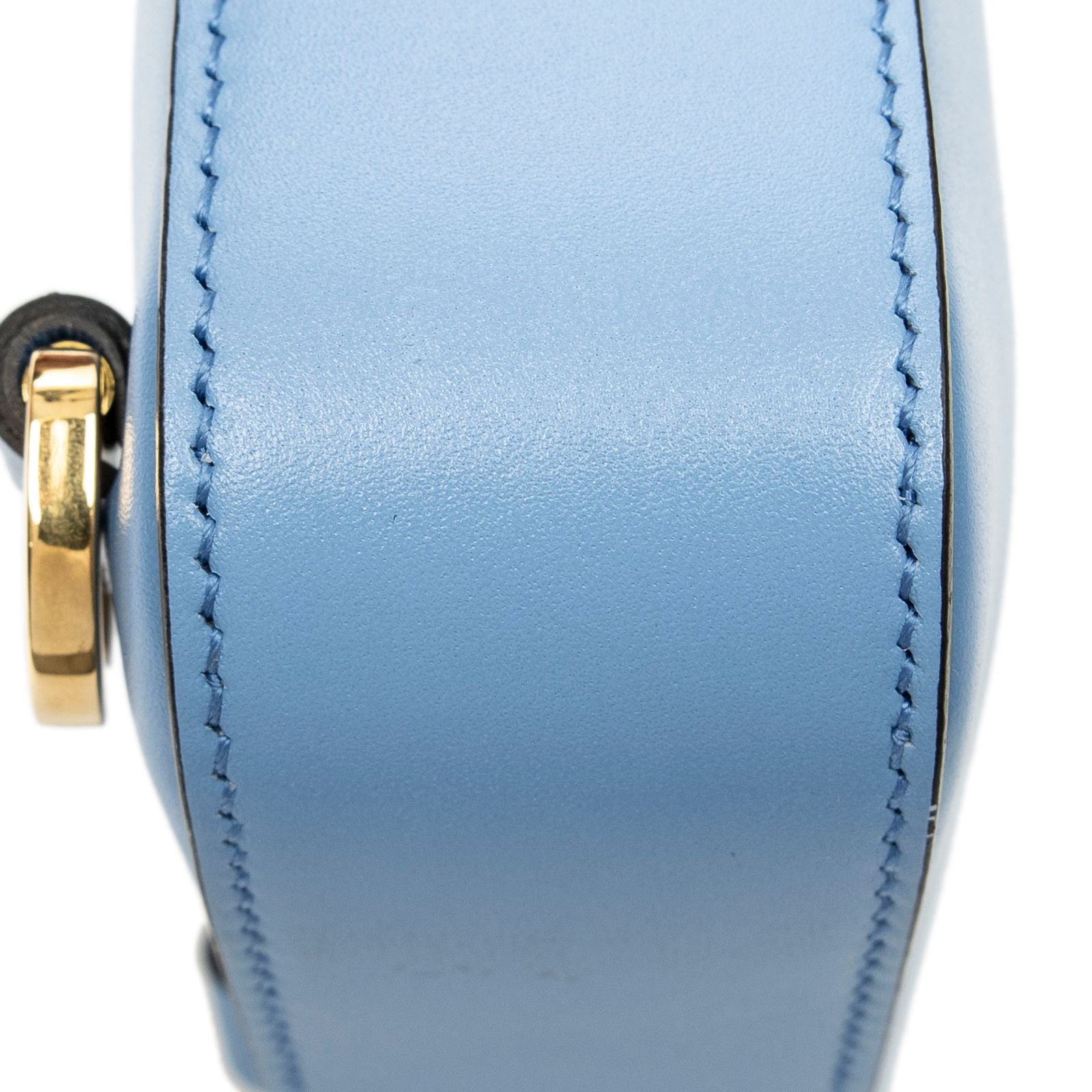 Gucci Bamboo Top Handle Mini Bag Light Blue Smooth Calfskin — view 7