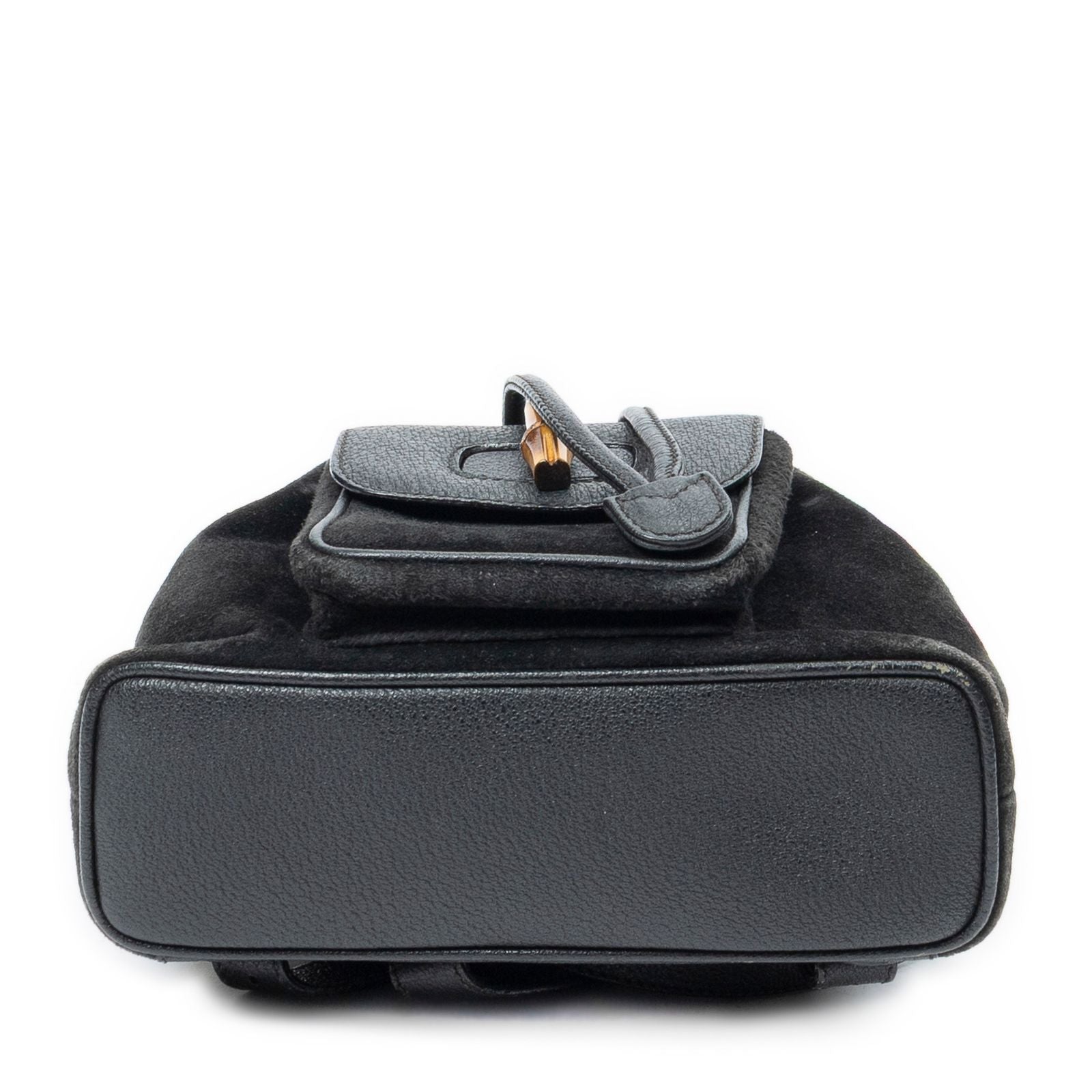 Gucci Minibumbu Backpack Black Suede Leather — view 6